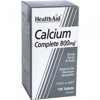 HEALTH AID Balanced Calcium Complete 800mg 120 Ταμπλέτες